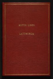 Mutus Liber Latomorum
